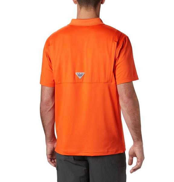 Columbia Collegiate Polo Orange For Men's NZ92150 New Zealand